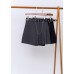 Semi-pleated skirt